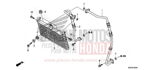 OIL COOLER CB1100SAE de 2014